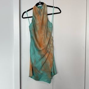 Hello Molly Size XS/2 Sunset Halter Mini Dress